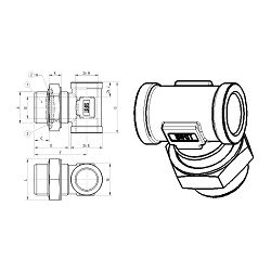 SPOJNICA T 2XŽ M16 M M22