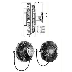 VISKO VENTILATOR MAN TGA D20/2676 03- ELEKTR.