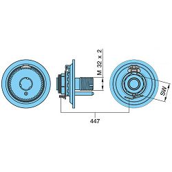 MATICA GLAVČINE KOTAČA BPW ECO PLUS 2 M32X2/SW46