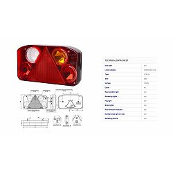 ŠTOP LAMPA 12V/24V - DESNA