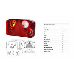 ŠTOP LAMPA 12/24- LIJEVA