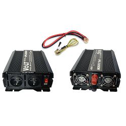 PRETVARAČ 24V NA 230V, 1000W/2000W + USB