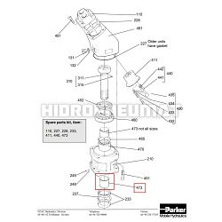 UNUTARNJI PRSTEN HIDR. PUMPE 35X40X25