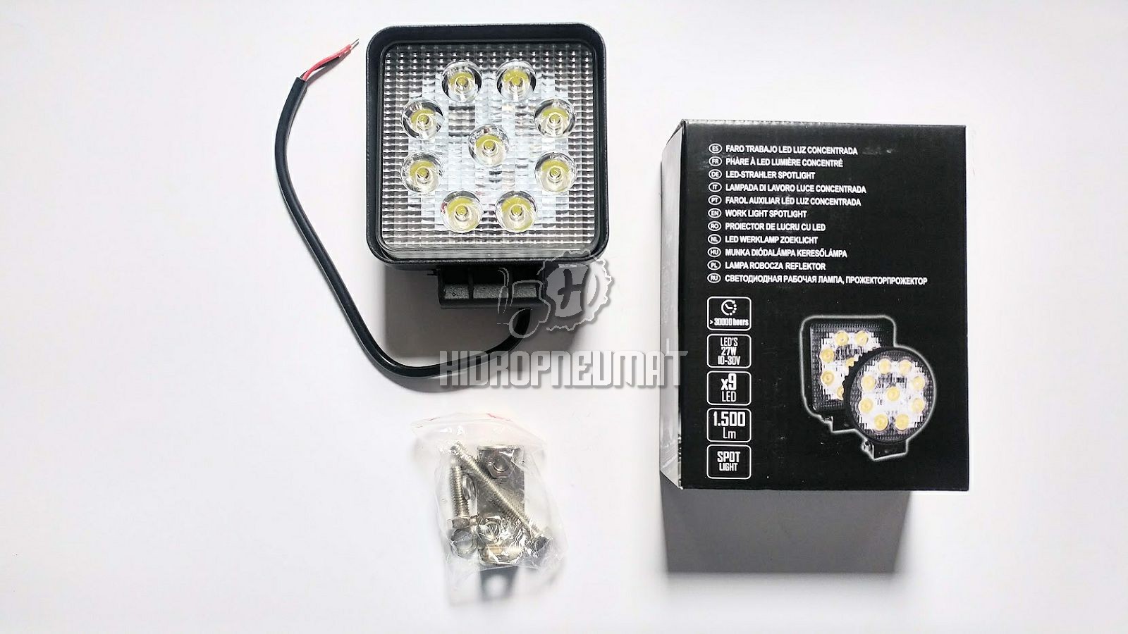 RADNA LAMPA 128X110 LED 10-30V, 1500lm IP68